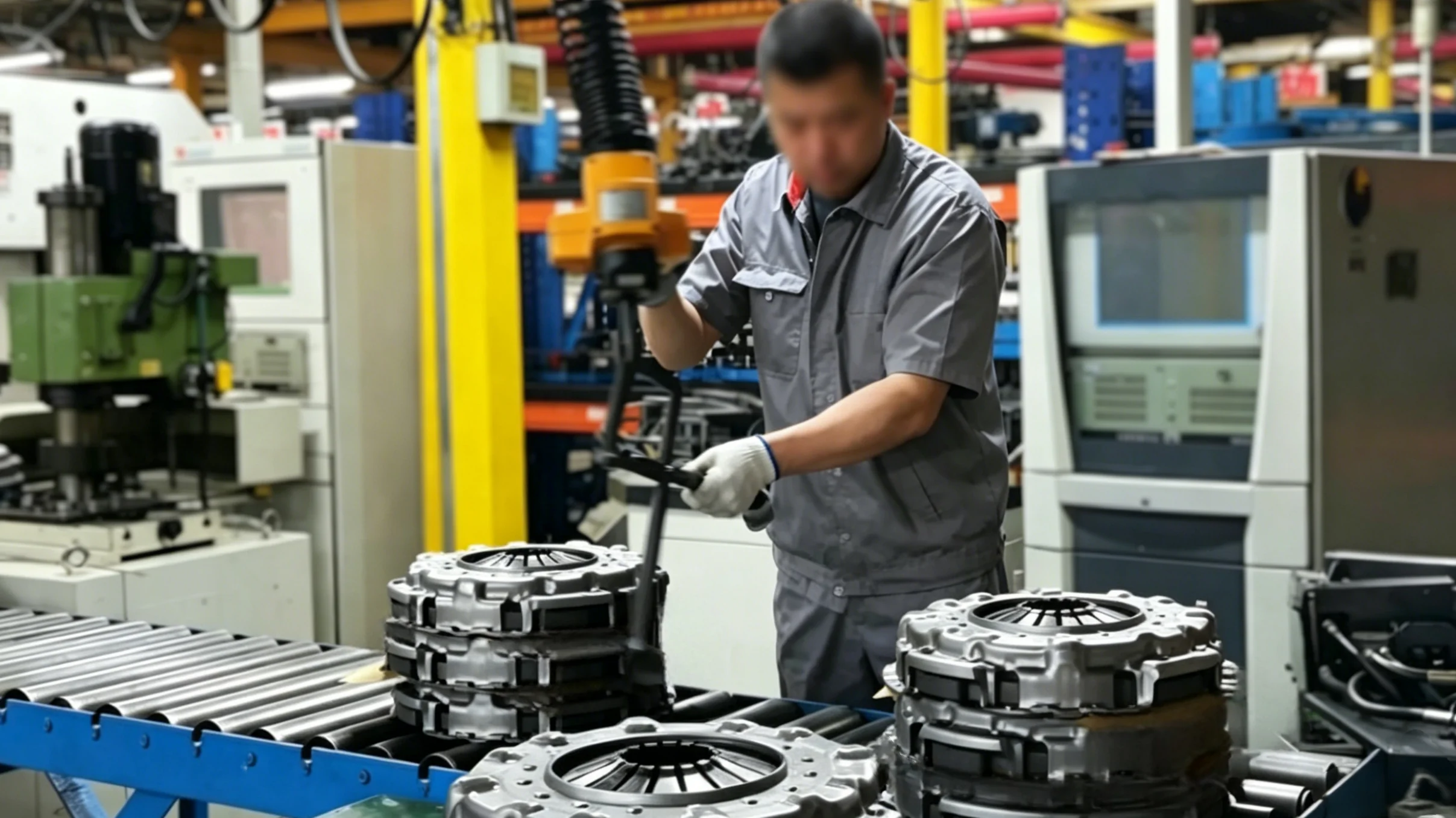 Assembly Line Delivery Clutch Assembly Line Manufacturing China | Production Line Delivery ...